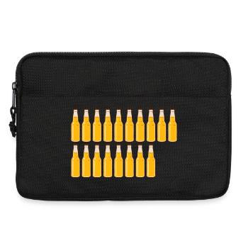 18 bouteilles de bière - Bière - 18 ans - 18e anniversaire - Sacoche pour ordinateur portable 13 pouces - noir - Devant