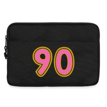 90. 90 ANS. 90e ANNIVERSAIRE. ANNIVERSAIRE 90 ANS. - Sacoche pour ordinateur portable 13 pouces - noir - Devant