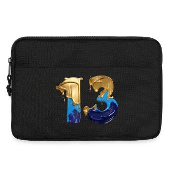 NON. 13 NUMÉRO 13 COOL 13E ANNIVERSAIRE - Sacoche pour ordinateur portable 13 pouces - noir - Devant