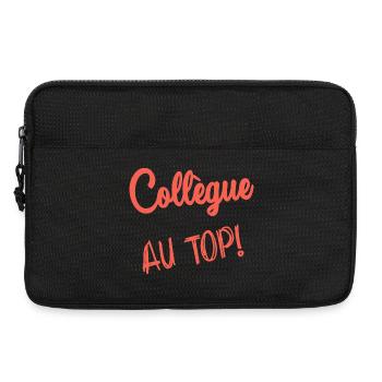 COLLEGUE. DEPART. EMPLOI. HUMOUR. MANAGER. CHEF - Sacoche pour ordinateur portable 13 pouces - noir - Devant