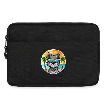 Bouvier Des Ardennes Hunderasse Cartoon Sonnenbrille - Laptoptasche 13" - Schwarz - Vorne