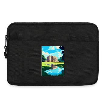 Attingham Park Shropshire Reiseposter Souvenir - Laptoptasche 13" - Schwarz - Vorne