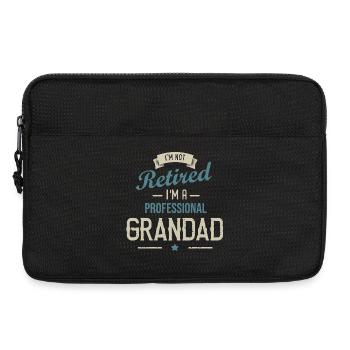Je ne suis pas à la retraite, je suis un grand-père professionnel. - Sacoche pour ordinateur portable 13 pouces - noir - Devant