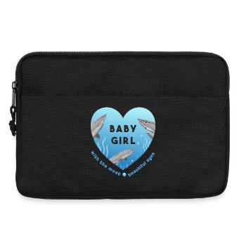 baby girl - Laptoptasche 13" - Schwarz - Vorne