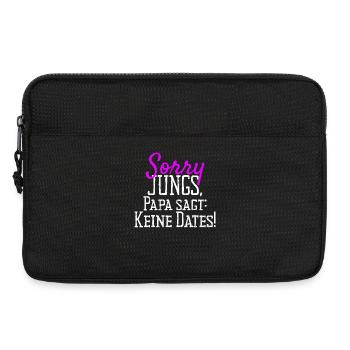 Sorry Guys Dad Says No Dates Gift Daughter - Laptop bag 13" - black - Front