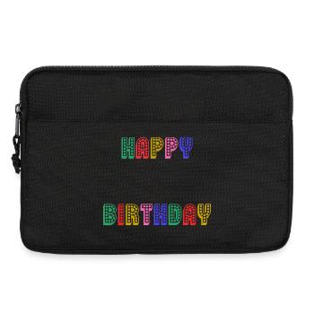 ALLES GUTE ZUM GEBURTSTAG. JAHRESTAG. - Laptoptasche 13" - Schwarz - Vorne