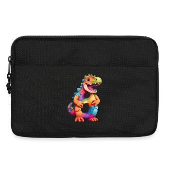 DINO 8 JAHRE DINOSAURIER NUMMER 8. GEBURTSTAG - Laptoptasche 13" - Schwarz - Vorne