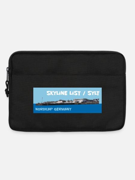 skyline list - Laptoptasche 13" - Schwarz