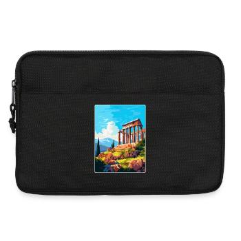 Antikes Korinth Griechenland Vintage Reiseposter WPA - Laptoptasche 13" - Schwarz - Vorne