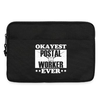 Der beste Postangestellte aller Zeiten Briefträger - Laptoptasche 13" - Schwarz - Vorne