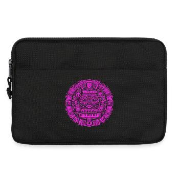 Techno Music Logo - Laptoptasche 13" - Schwarz - Vorne