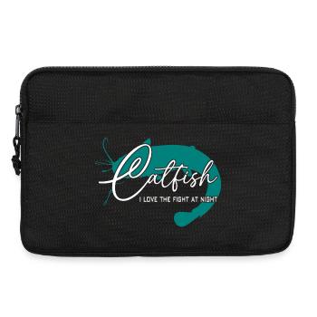 Wels Waller angeln Sportfischen Flussmonster - Laptoptasche 13" - Schwarz - Vorne