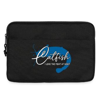 Wels Waller angeln Sportfischen Flussmonster - Laptoptasche 13" - Schwarz - Vorne