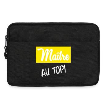 MEISTER. MEISTER. HUMOR - Laptoptasche 13" - Schwarz - Vorne