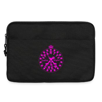 Logo de l’équipage de la fête des dames - Sacoche pour ordinateur portable 13 pouces - noir - Devant
