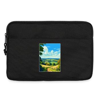 Surrey Hills Vintage Reiseposter Souvenir WPA - Laptoptasche 13" - Schwarz - Vorne