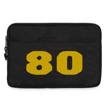 ANNIVERSAIRE. HAPPY BIRTHDAY. JOYEUX ANNIVERSAIRE. - Sacoche pour ordinateur portable 13 pouces - noir - Devant