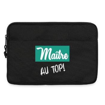 MEISTER. MEISTER - Laptoptasche 13" - Schwarz - Vorne
