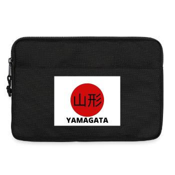 Yamagata Japon à Kanji - Sacoche pour ordinateur portable 13 pouces - noir - Devant