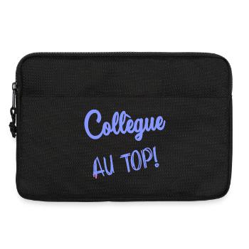KOLLEGE. ANFANGEN. RUHESTAND. BESCHÄFTIGUNG. HUMOR - Laptoptasche 13" - Schwarz - Vorne