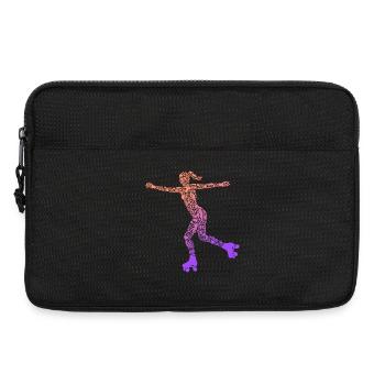 Rollschuhe Roller Skates Mädchen Symbole Rollschuh - Laptoptasche 13" - Schwarz - Vorne