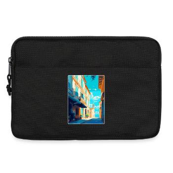 Arles France Affiche de voyage vintage WPA Souvenir - Sacoche pour ordinateur portable 13 pouces - noir - Devant