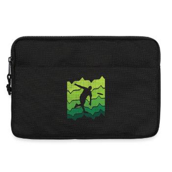 Disc Golf Spieler Frisbee Sport Discgolf - Laptoptasche 13" - Schwarz - Vorne