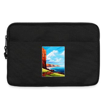 Isle Of Hoy Schottland UK Vintage Reiseposter WPA - Laptoptasche 13" - Schwarz - Vorne