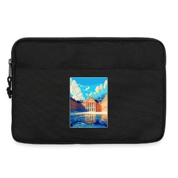Versailles Frankreich Vintage Reiseplakat Souvenir - Laptoptasche 13" - Schwarz - Vorne