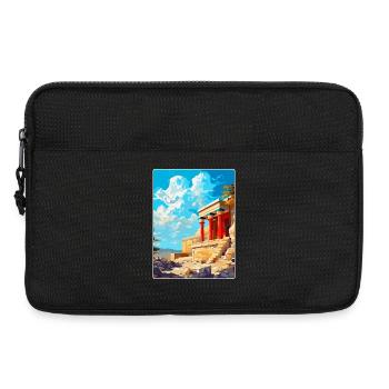 Knossos Palast Griechenland Vintage Reiseplakat WPA - Laptoptasche 13" - Schwarz - Vorne