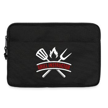 instructeur de grillades - Sacoche pour ordinateur portable 13 pouces - noir - Devant