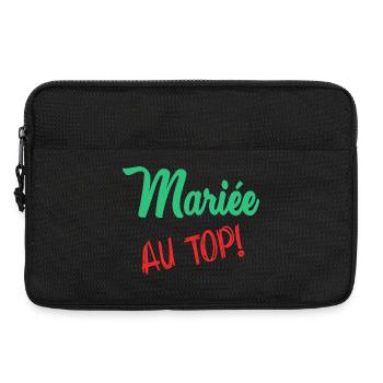 EVJF. MARIEE. TEAM. TEAM MARIEE. FUTURE MARIEE - Sacoche pour ordinateur portable 13 pouces - noir - Devant