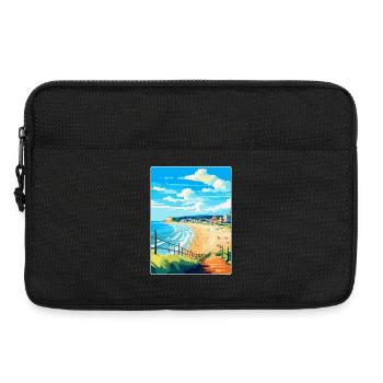 Bournemouth Dorset Vintage Travel Poster Souvenir - Laptop bag 13" - black - Front