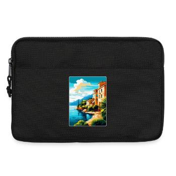 Mallorca Spanien Vintage Reiseplakat Souvenir WPA - Laptoptasche 13" - Schwarz - Vorne