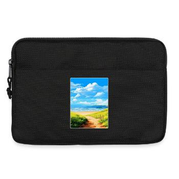 Northumberland Vintage Travel Poster Souvenir WPA - Laptop bag 13" - black - Front