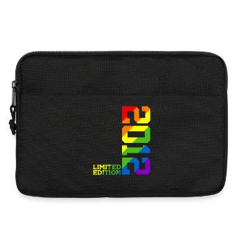 LGBTQ 2012 REGENBOGEN QUEER 13. GEBURTSTAG PRIDE - Laptoptasche 13" - Schwarz - Vorne