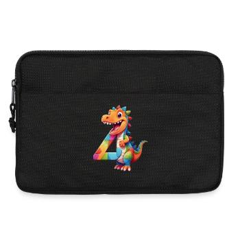 DINO 4 JAHRE DINOSAURIER NUMMER 4. GEBURTSTAG - Laptoptasche 13" - Schwarz - Vorne