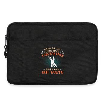 Leben Tanzpartner Gibt Geh Tanzen Tanzkurs Tänzer - Laptoptasche 13" - Schwarz - Vorne