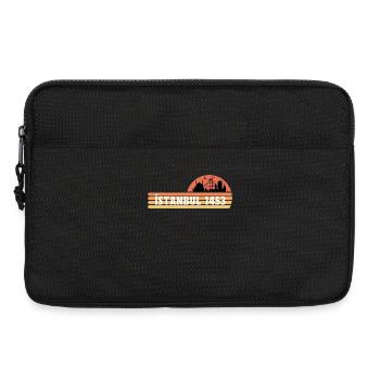 Skyline von Istanbul in einem Retro Design - Laptoptasche 13" - Schwarz - Vorne