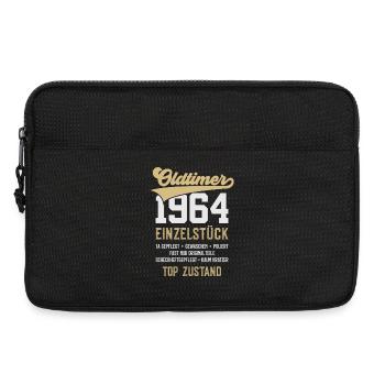 OLDTIMER 1964 EINZELSTÜCK 62. GEBURTSTAG - Laptoptasche 13" - Schwarz - Vorne