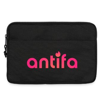 Antifa - C'est un match! - Sacoche pour ordinateur portable 13 pouces - noir - Devant