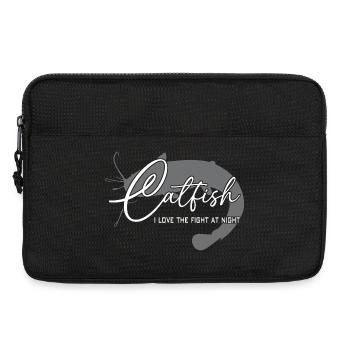 Wels Waller angeln Sportfischen Flussmonster - Laptoptasche 13" - Schwarz - Vorne