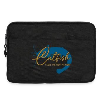 Wels Waller angeln Sportfischen Flussmonster - Laptoptasche 13" - Schwarz - Vorne