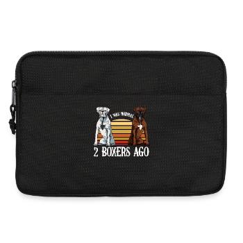 Boxer dog Funny sayings dog owner gift - Laptop bag 13" - black - Front