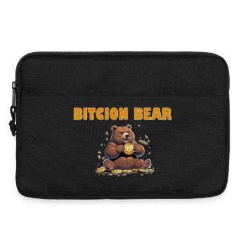 Bitcoin Bear - Sacoche pour ordinateur portable 13 pouces - noir - Devant