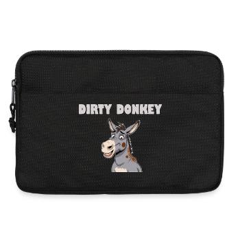 DIRTY DONKEY - Laptoptasche 13" - Schwarz - Vorne