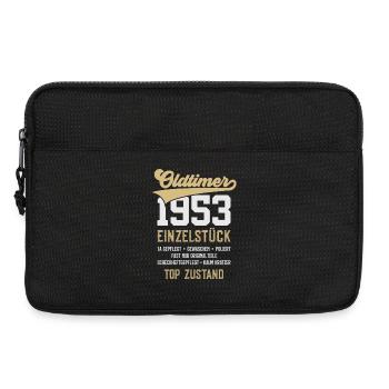 73. GEBURTSTAG OLDTIMER 1953 - Laptoptasche 13" - Schwarz - Vorne