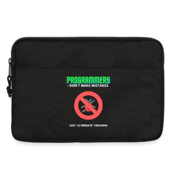 Programmeur Débogage T-Shirt Homme - Sacoche pour ordinateur portable 13 pouces - noir - Devant