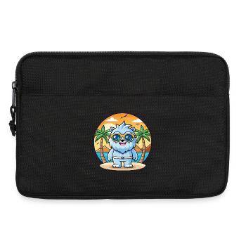 Yeti Lustige Cartoon Sommer Strand Sonnenbrille - Laptoptasche 13" - Schwarz - Vorne
