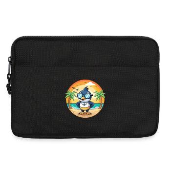 Elster Lustige Cartoon Sommer Strand Sonnenbrille - Laptoptasche 13" - Schwarz - Vorne